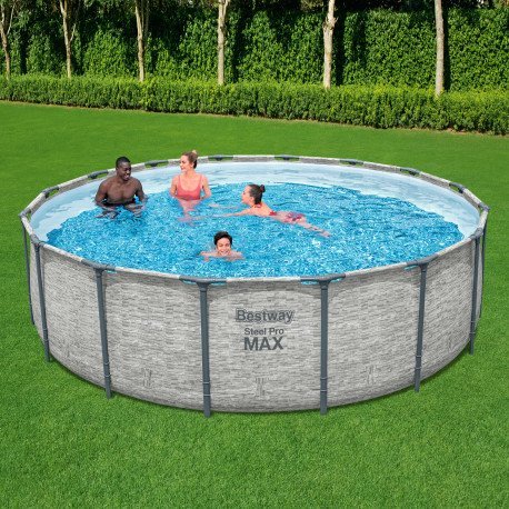 Bestway Basseng Steel Pro MAX Frame Pool Model 5619E 488x122cm Bestway Basseng Steel Pro MAX Frame Pool Model 5619E 488x122cm