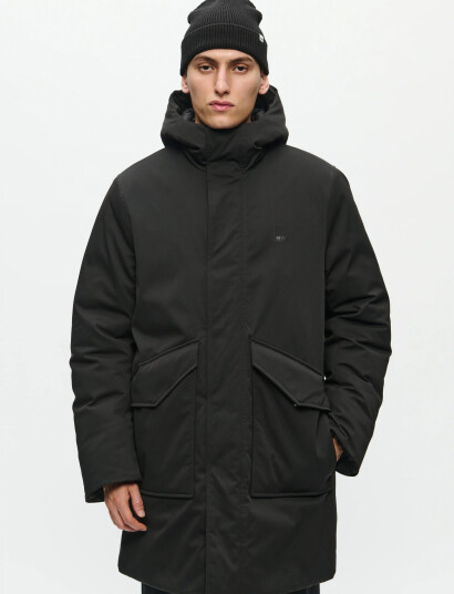 WOOD WOOD Wwhanes Parka Coat 25256 - Black - M WOOD WOOD Wwhanes Parka Coat 25256 - Black - M