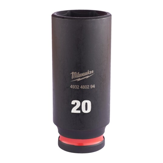 Milwaukee 4932480294 Kraftpipe 3/8" Shockwave Dybde 20 mm Håndverktøy