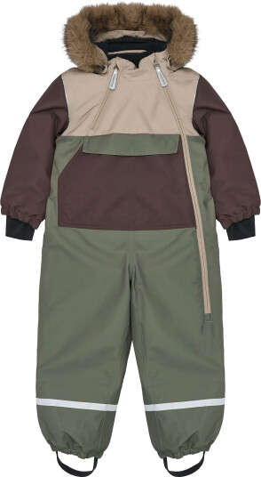Mikk line Anorak Snowsuit Khaki green 104