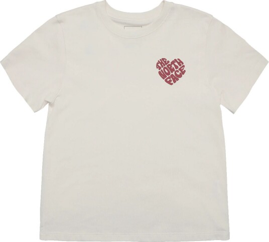 The North Face Teen G Brand Proud Relaxed Ss Tee   Gra   Cream   XS