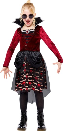Riethmüller Midnatt Vampyr Barn Kostyme Small 9917905