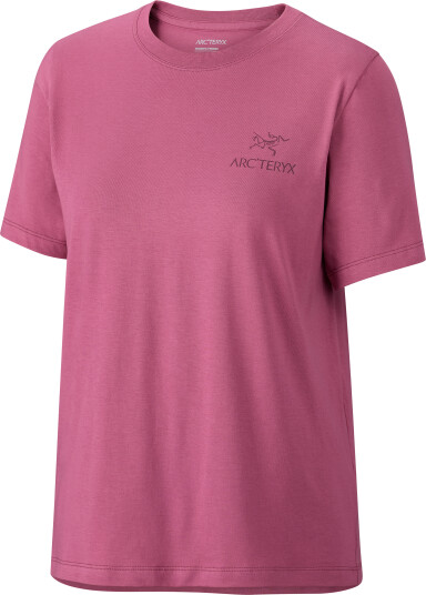 Arc"teryx Women"s Kragg SL Cotton Emblem Crew Short Sleeve Shirt Lt Renegade L
