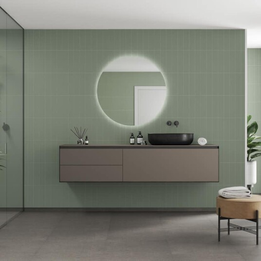 Baderomspanel Fibo 5206 M0830 Olivegreen Baderomspanel Fibo 5206 M0830 Olivegreen