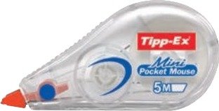 Tipp-Ex Mini Pocket Mouse - Retterulle - 5 Mm X 5 M - Gjennomsiktig Dispenser