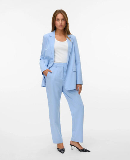 Vero Moda Vmzelda Hw Straight Pant Boo Blue 38 x 32 Vero Moda Vmzelda Hw Straight Pant Boo Blue 38 x 32