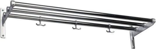 Essem Design Nostalgi Hatthylla/skohylla Krom/aluminium 100 Cm Hattehyller Og Skohyller Gunnar Bolin Sølv Metall Essem Design Nostalgi Hatthylla/skohylla Krom/aluminium 100 Cm Hattehyller Og Skohyller Gunnar Bolin Sølv Metall