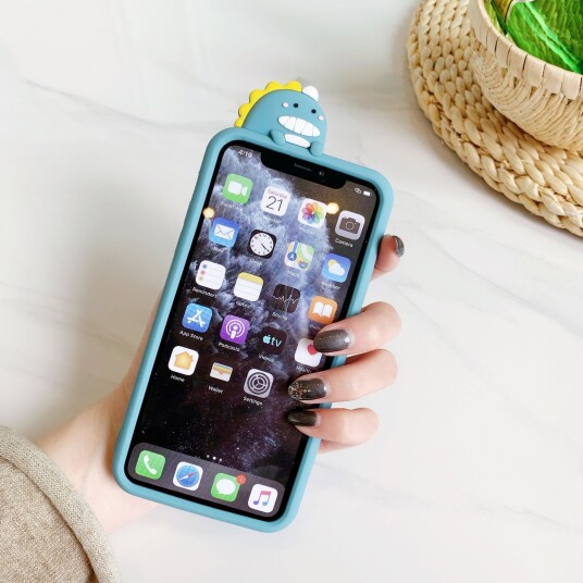 Trolsk Mobildeksel med Stativ Dinosaur (iPhone 13 Pro)