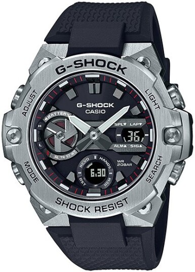 Casio Herreklokke GST B400 1AER G Shock Sort/Resinplast Ø49.6 mm