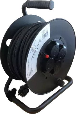 Kabeltrommel 25m Gummi 2.5mm2