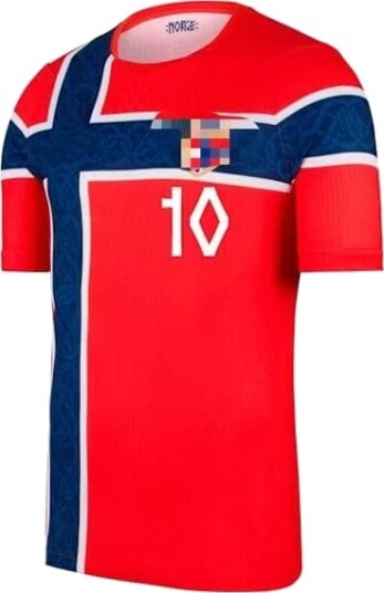 2026 2027 VM Norge Drakt Hjemmedrakt Fotballsett for Voksne og Barn ingen nummer Barn 28150 160cm