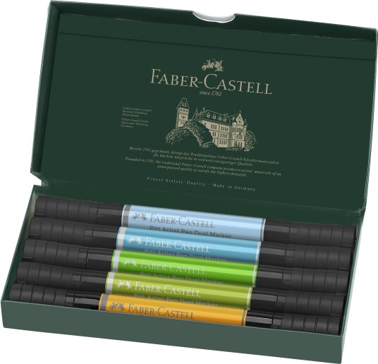 Faber-Castell India ink PAP Dual Marker animals 5 pcs 162008 Faber-Castell India ink PAP Dual Marker animals 5 pcs 162008