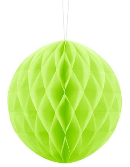Lime Grønn Honeycomb Ball 20 cm