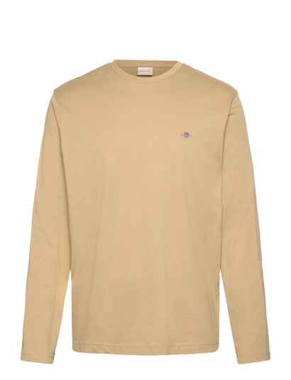 GANT Reg Shield Ls T-Shirt - Yellow - XXXL