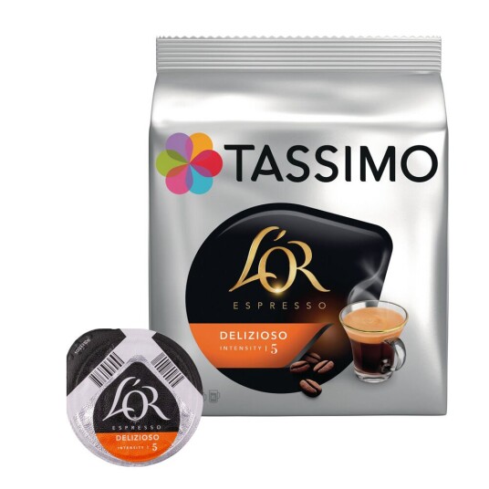 Tassimo L'OR Delizioso til Tassimo. 16 kapsler Tassimo L'OR Delizioso til Tassimo. 16 kapsler
