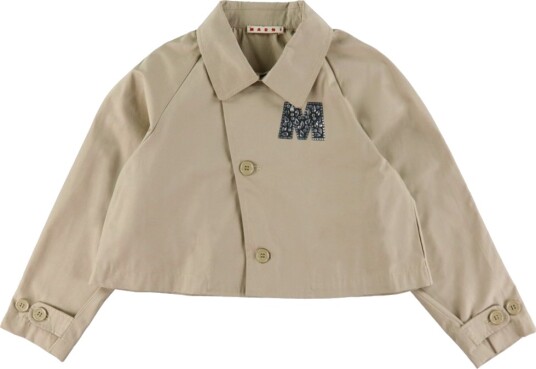 Marni Jakke Beskåret Sand Beige m. Rhinestone Marni 8 år (128) Overgangsjakke Marni Jakke Beskåret Sand Beige m. Rhinestone Marni 8 år (128) Overgangsjakke