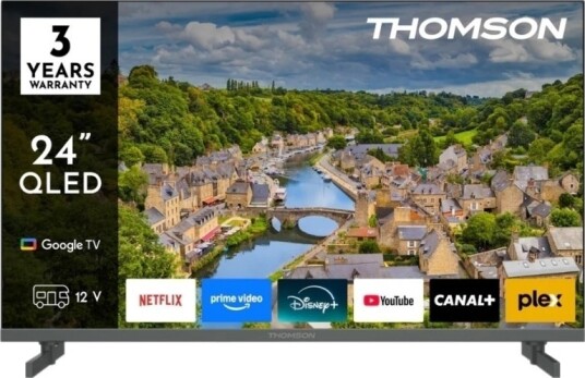 Thomson Google 24" 24HQG3S15C HD QLED 12V smart TV (2025)
