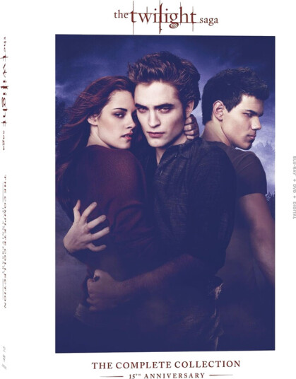 Twilight Saga 5 Movie Collection 15th Anniv Bluray