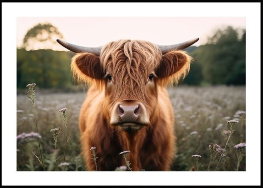 Highland Serenity Poster Plakat / 21x30cm