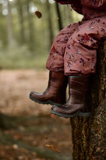 mikk-line Thermal Boot - Glitter - Brown - 33 mikk-line Thermal Boot - Glitter - Brown - 33