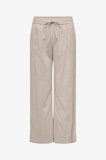 Only Carmakoma   Bukse carTizana Cotton Loose Wvn NO   Grå