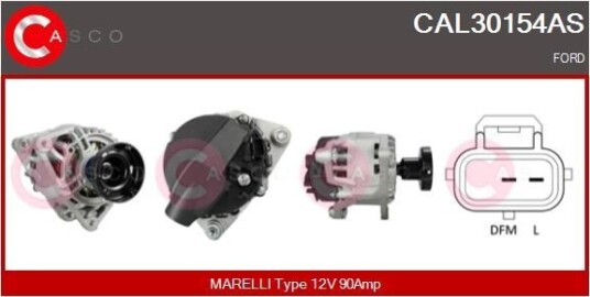 Dynamo CASCO CAL30154AS