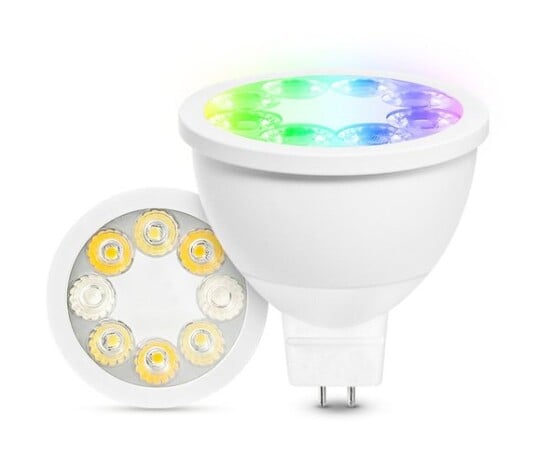 Nordic Products LED Spot GU5.3/MR16 4W RGB+CCT Zigbee PRO Nordic Products LED Spot GU5.3/MR16 4W RGB+CCT Zigbee PRO