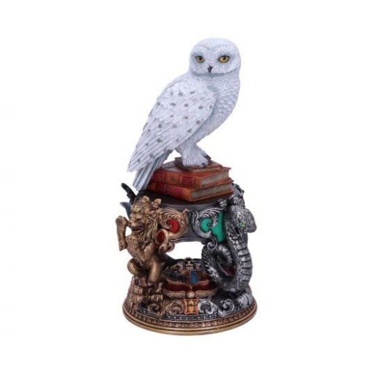 Nemesis Now Harry Potter Hedwig Figur 22 cm med Hogwarts Krester Nemesis Now Harry Potter Hedwig Figur 22 cm med Hogwarts Krester