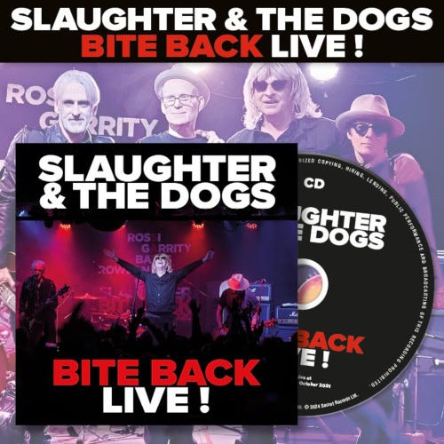 Slaughter & The Dogs Bite Back Live CD Slaughter & The Dogs Bite Back Live CD