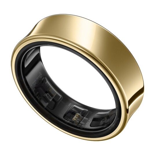Samsung Galaxy Smart Ring Størrelse 6 i Titan-Gull - Avansert helse- og aktivitetsmåling