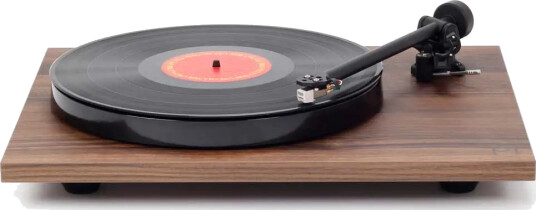 Rega Planar 1 Valnøtt Manuell Platespiller med RB110 Tonearm og Carbon Pickup