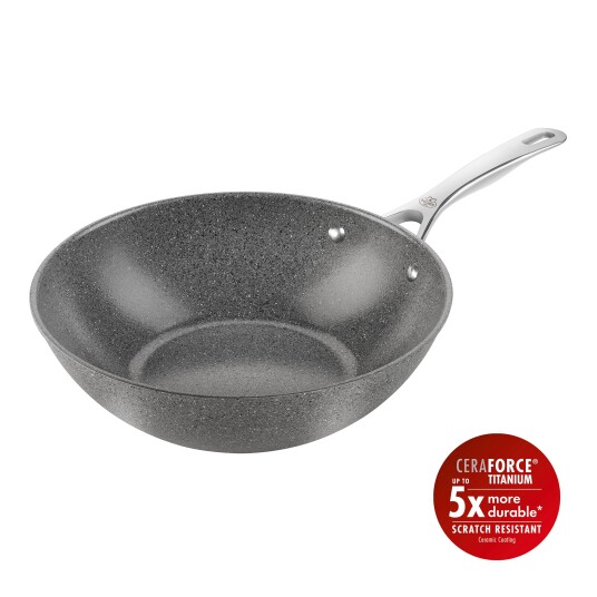 Ballarini Salina keramisk wok uten farge 30 cm Ballarini Salina keramisk wok uten farge 30 cm