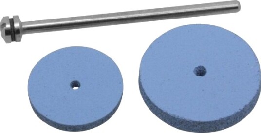 Donau Elektronik 1606 2 Silikonpoleringsskiver Ø 17 + 22 Mm Med Stift 1 Stk