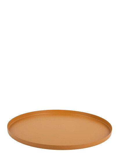 present time Tray Servir Round Medium - Yellow - Ø 35 CM