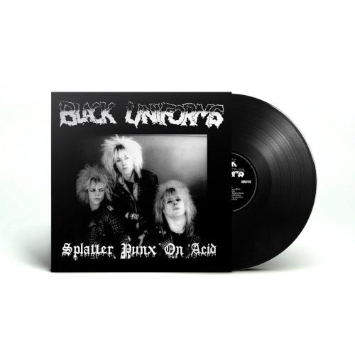 Black Uniforms Splatter Punx on Acid LP/Vinyl Black Uniforms Splatter Punx on Acid LP/Vinyl