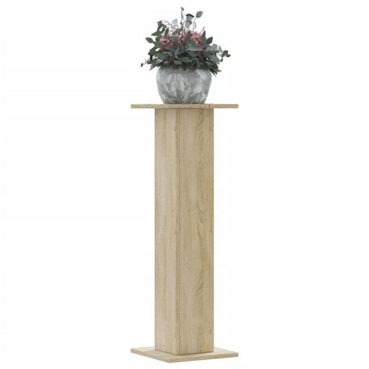 Plantestativer 2 stk sonoma eik 30x30x95 cm konstruert tre Plantestativer 2 stk sonoma eik 30x30x95 cm konstruert tre