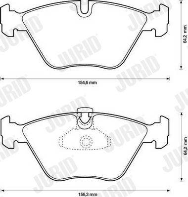 Bremseklosser JURID 573002J Bremseklosser JURID 573002J