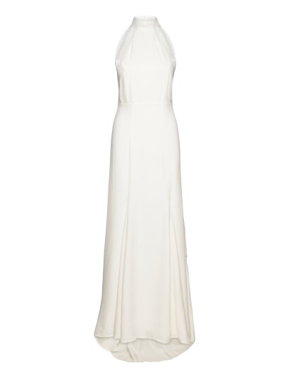 IVY OAK Maxi Length Neckholder Dress White 34 IVY OAK Maxi Length Neckholder Dress White 34
