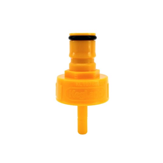 Kegland Gul ball lock tilkobling for FermZilla Gul farge plast. Carbonation Cap