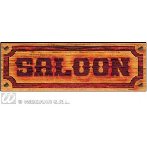 Saloonskilt i Papp 
