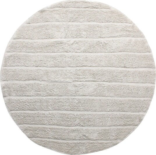 Runde tepper Willow Natural Cotton Shaggy greige Størrelse: Ø 200 cm