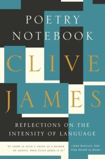 Poetry Notebook - Reflections On The Intensity Of Language