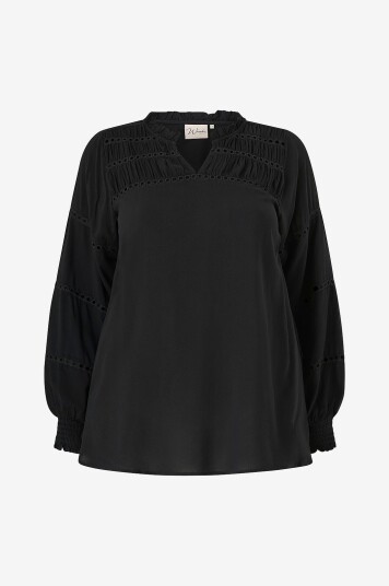 Wasabiconcept - Bluse Wa-sia 32 - Svart