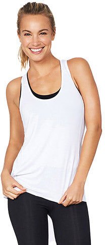 Boody Racerback Tank Top Active Hvid   Str. Xl