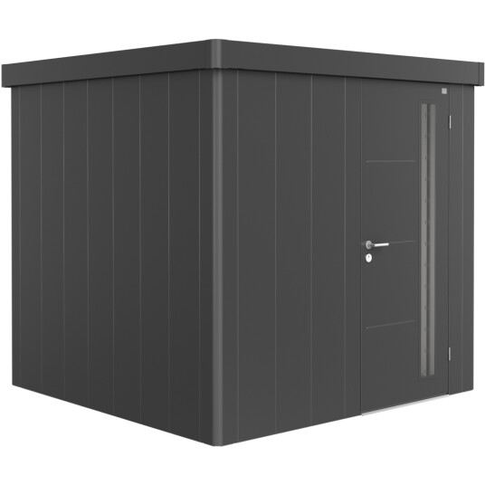 BIOHORT REDSKAPSBOD NEO 2B STD. DØR MØRK GRÅ METALLIC BIOHORT REDSKAPSBOD NEO 2B STD. DØR MØRK GRÅ METALLIC