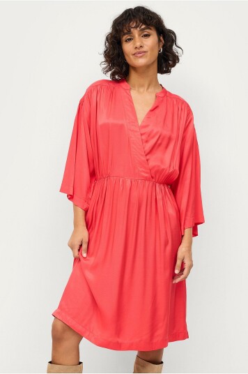 Soaked in Luxury - Kjole slObelia Dress - Rød Soaked in Luxury - Kjole slObelia Dress - Rød