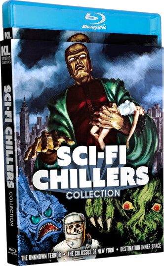 SciFi Chillers Collection: The Unknown Terror / The Colossus of New York / Destination Inner Space Bluray