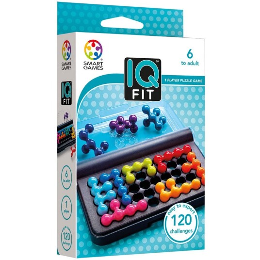 Smart Games IQ Fit Logikkspill med 120 Utfordringer for 1 Spiller Smart Games IQ Fit Logikkspill med 120 Utfordringer for 1 Spiller