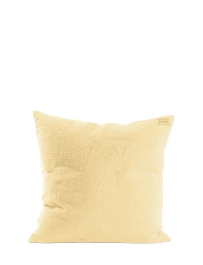 Lovely Linen Lovely Cushion Cover Yellow 50X50
