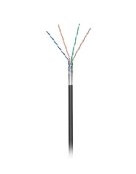 MicroConnect - Samlet kabel - 100 m - foliebelagt uskjermet tvinnet kabelpar (F/UTP) - CAT 5e - utendørs - svart MicroConnect - Samlet kabel - 100 m - foliebelagt uskjermet tvinnet kabelpar (F/UTP) - CAT 5e - utendørs - svart